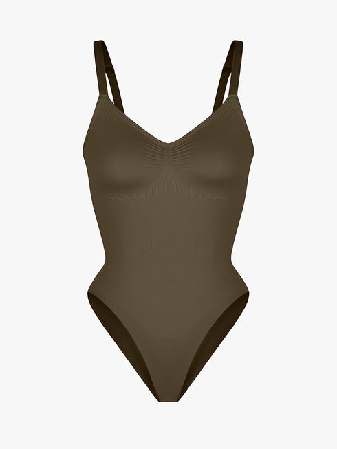 Well-in Vogue Seamless Chest Support Waist Control Shapewear Bodysuit